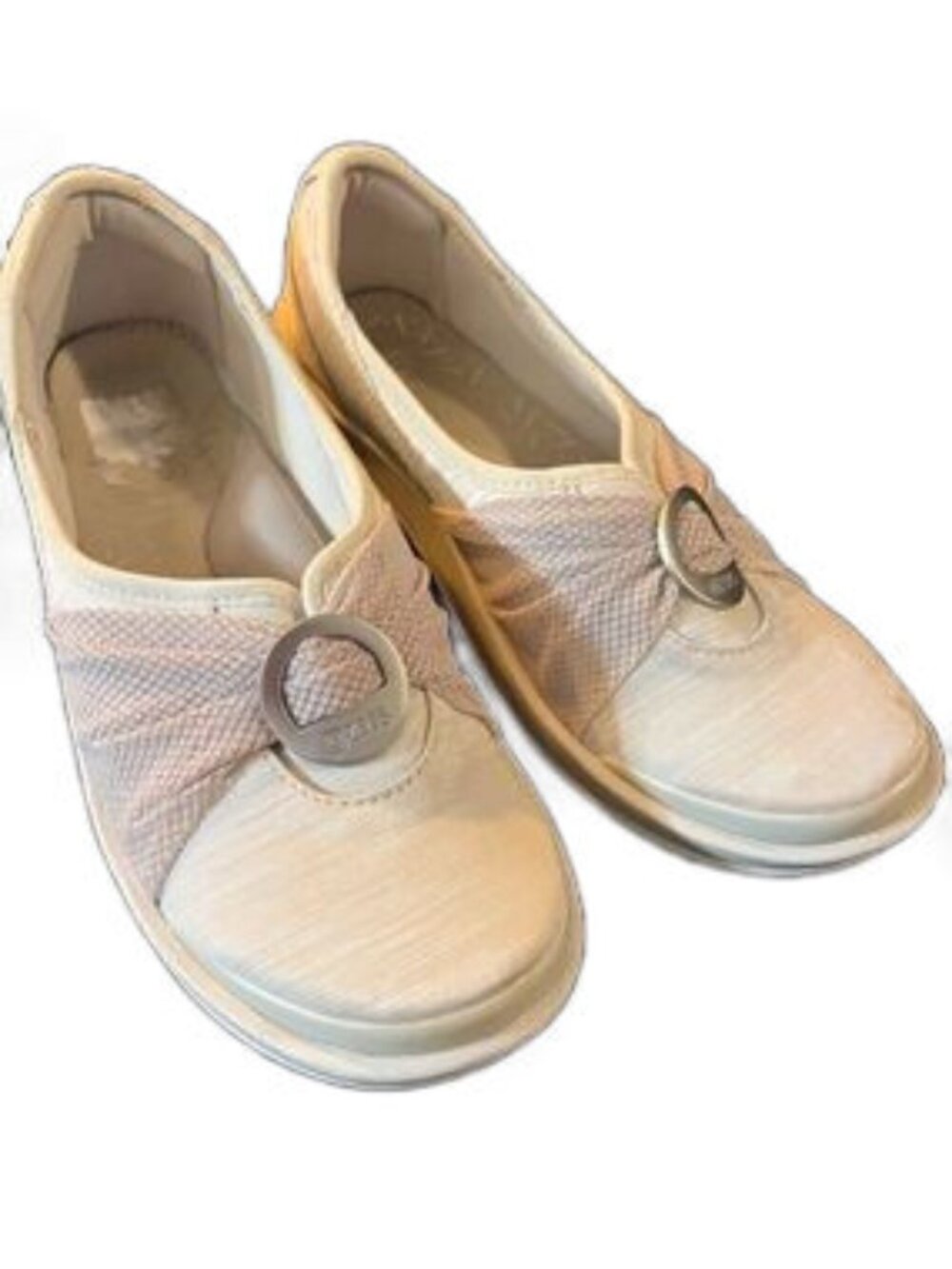 Bzees Women's Slip-On Sneakers in white